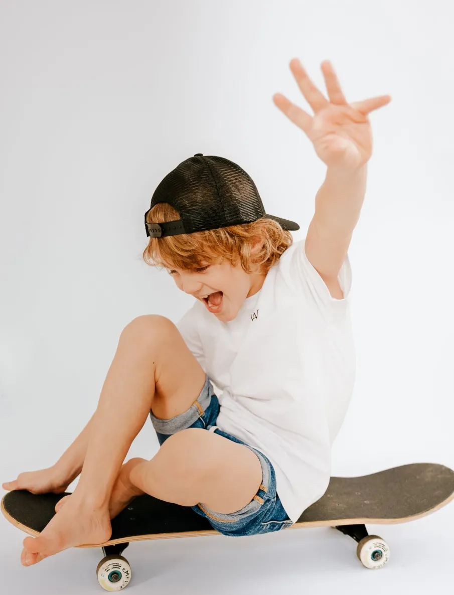 Solid Cap with Embroidery