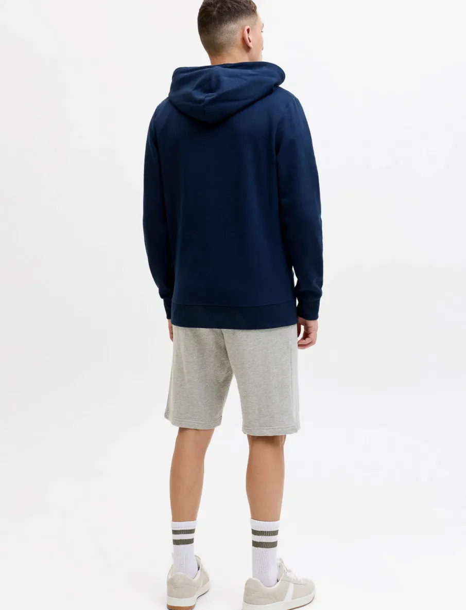 Solid Cotton Fleece Shorts