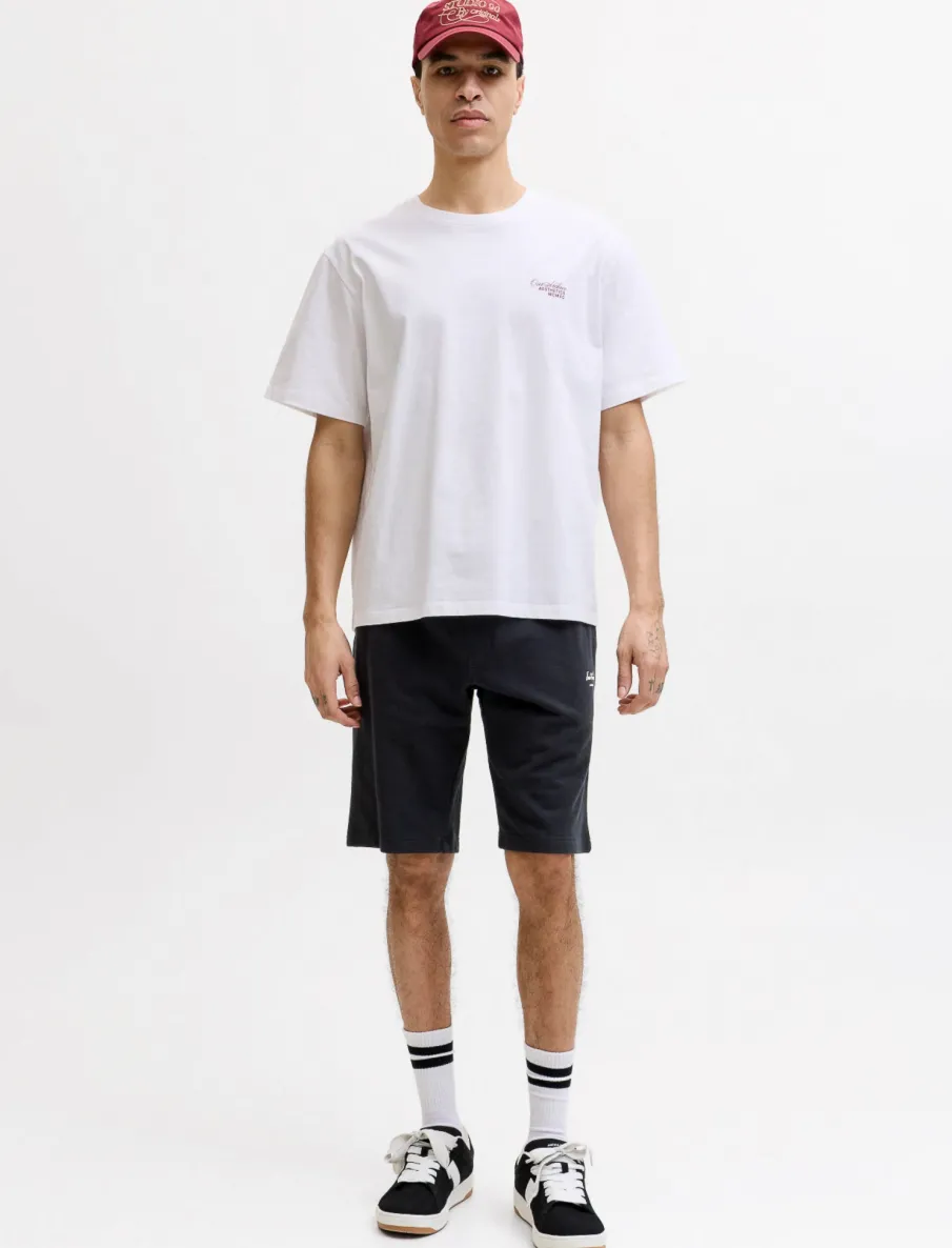Solid Cotton Fleece Shorts