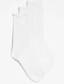 Solid Crew Socks - Pack of 3