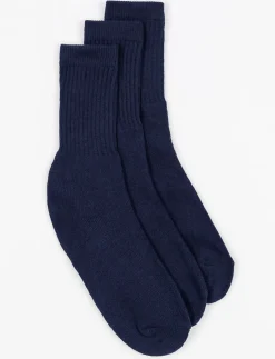 Solid Crew Socks - Pack of 3