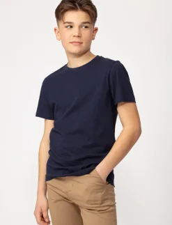 Solid Crew-neck T-shirt