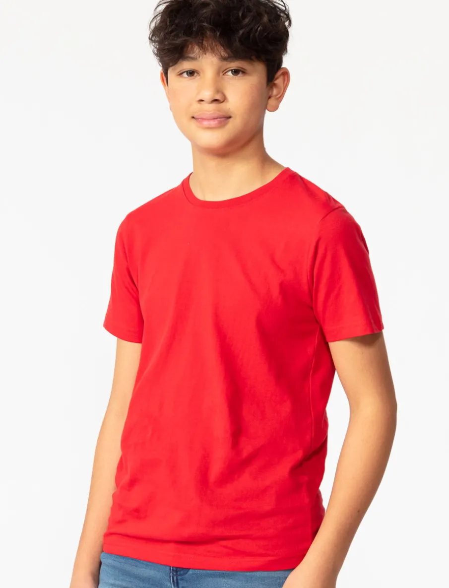 Solid Crew-neck T-shirt
