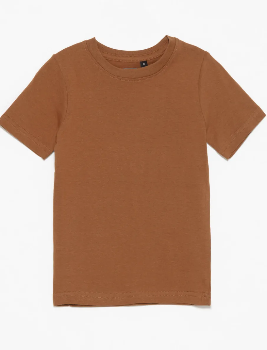 Solid Crew-neck T-shirt