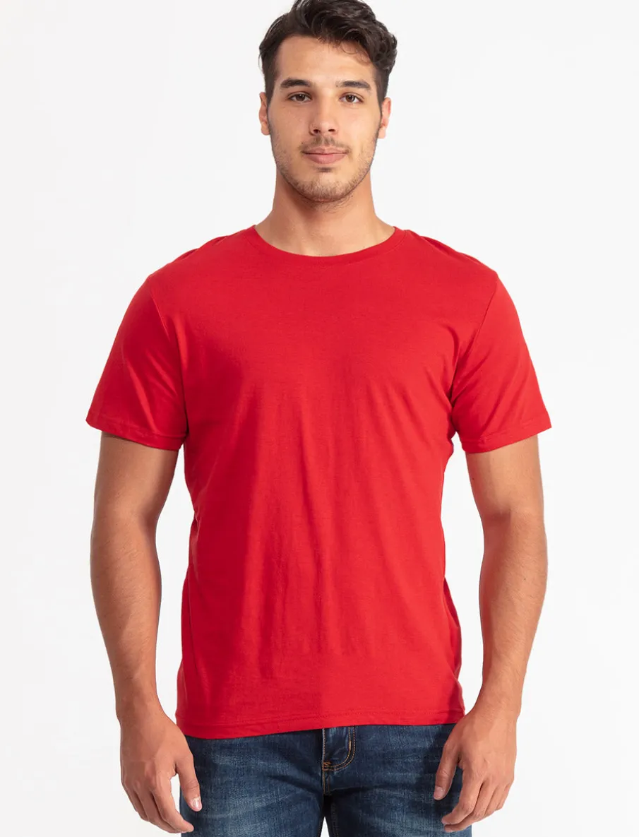 Solid Crew-neck T-shirt