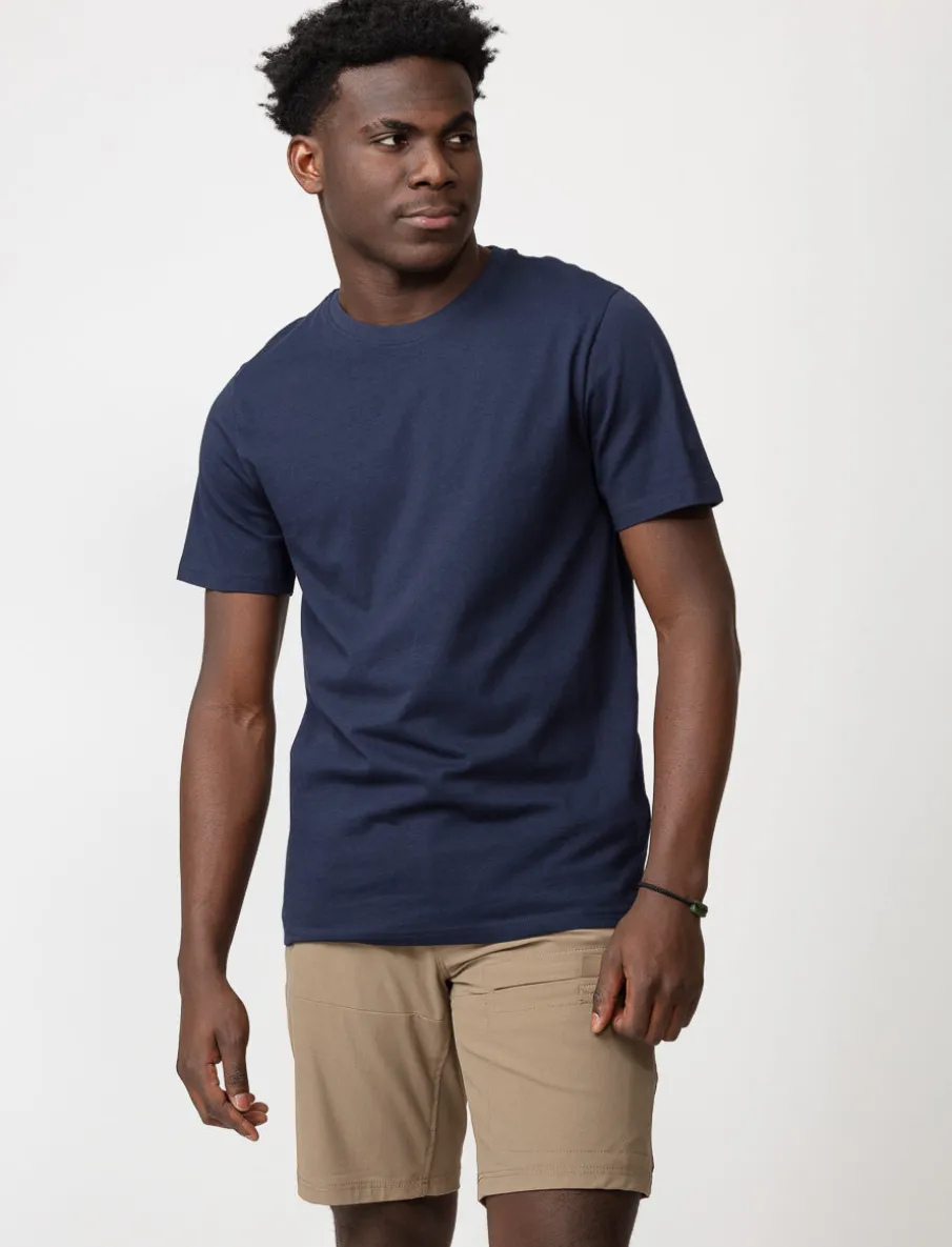 Solid Crew-neck T-shirt