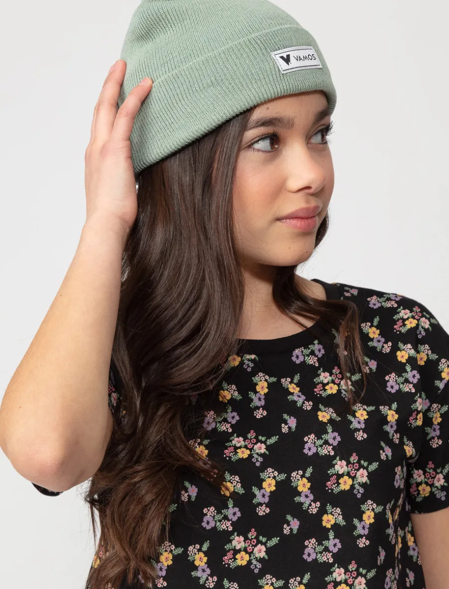 Solid Cuffed Beanie - Teen
