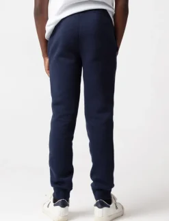 Solid Elastic Waist Joggers