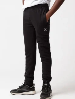 Solid Elastic Waist Joggers