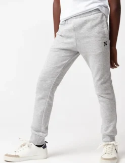 Solid Elastic Waist Joggers