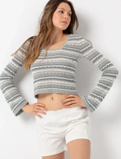 Solid Elastic-Waist Short