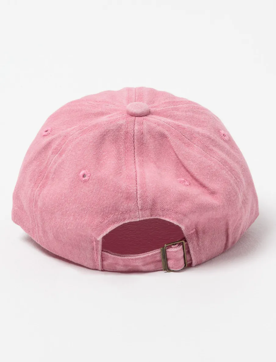 Solid Embroidered Cap