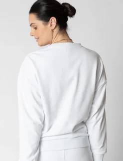 Solid Embroidered Sweater