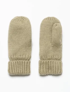 Solid Knit Mittens - Baby