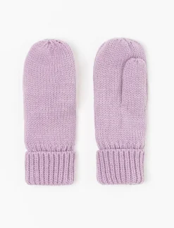 Solid Knit Mittens - Children
