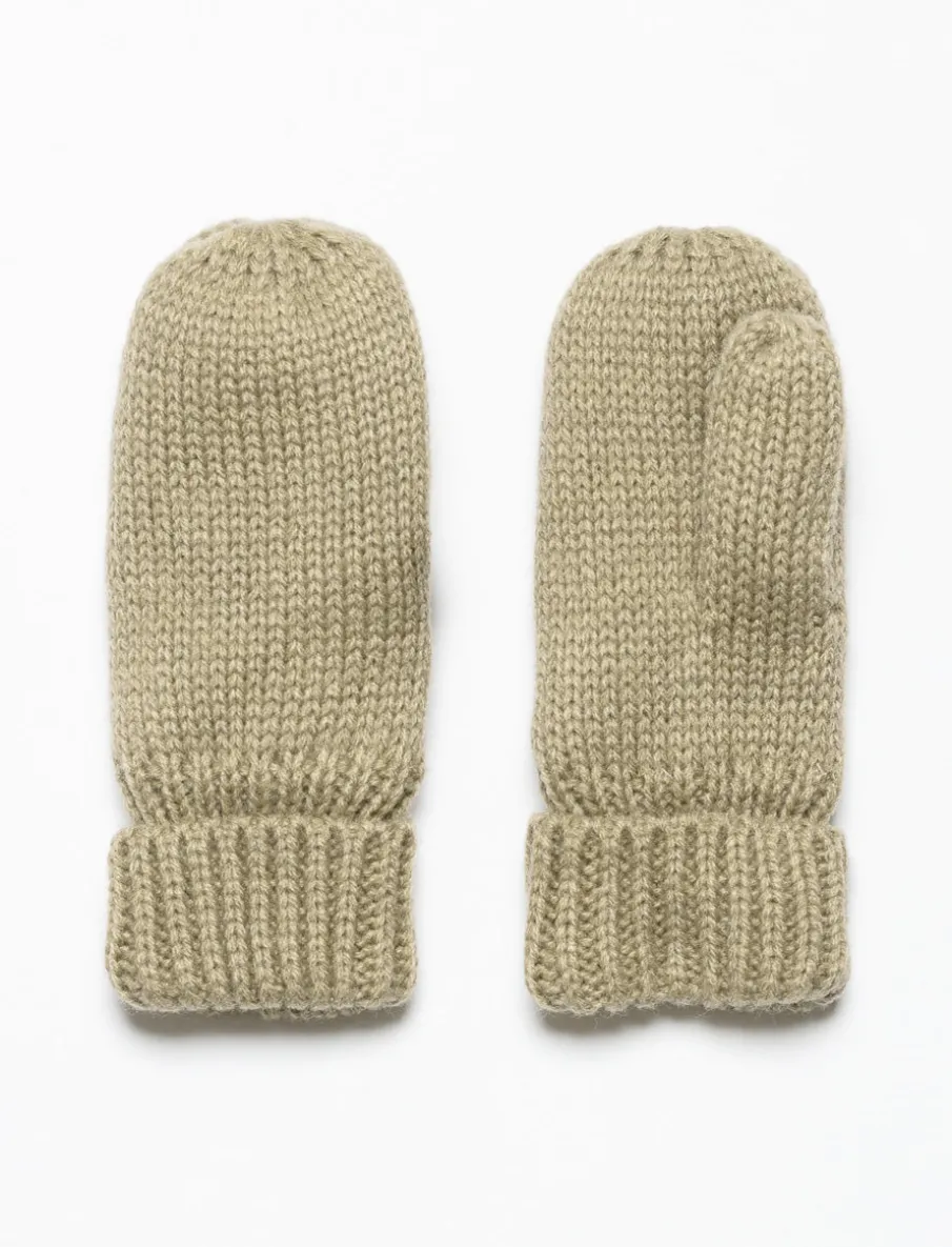 Solid Knit Mittens - Children