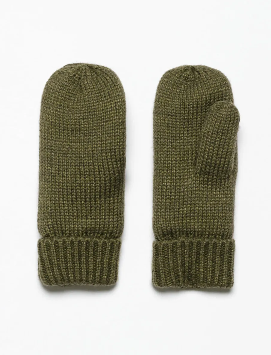 Solid Knit Mittens - Children