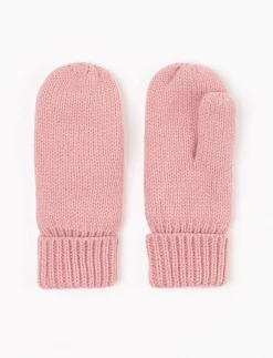Solid Knit Mittens - Children