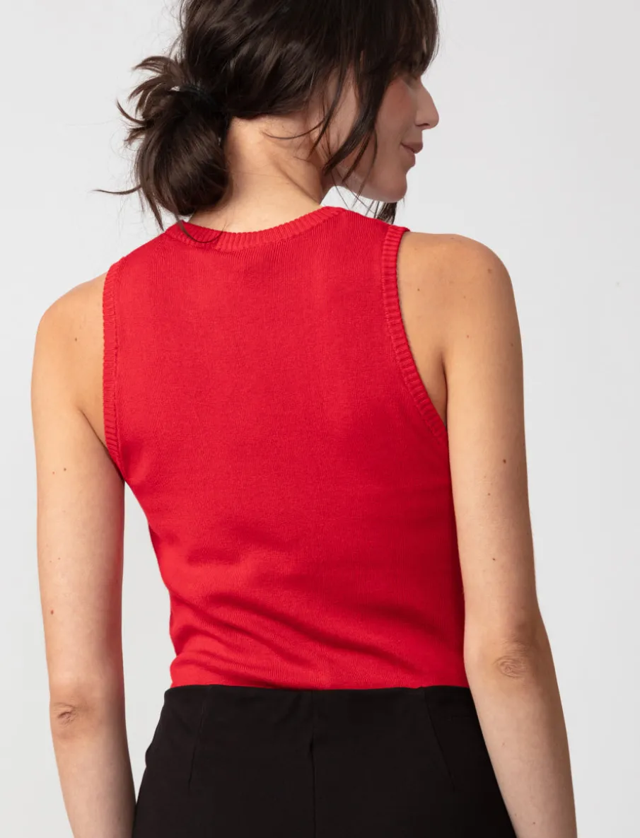 Solid Knit Tank Top