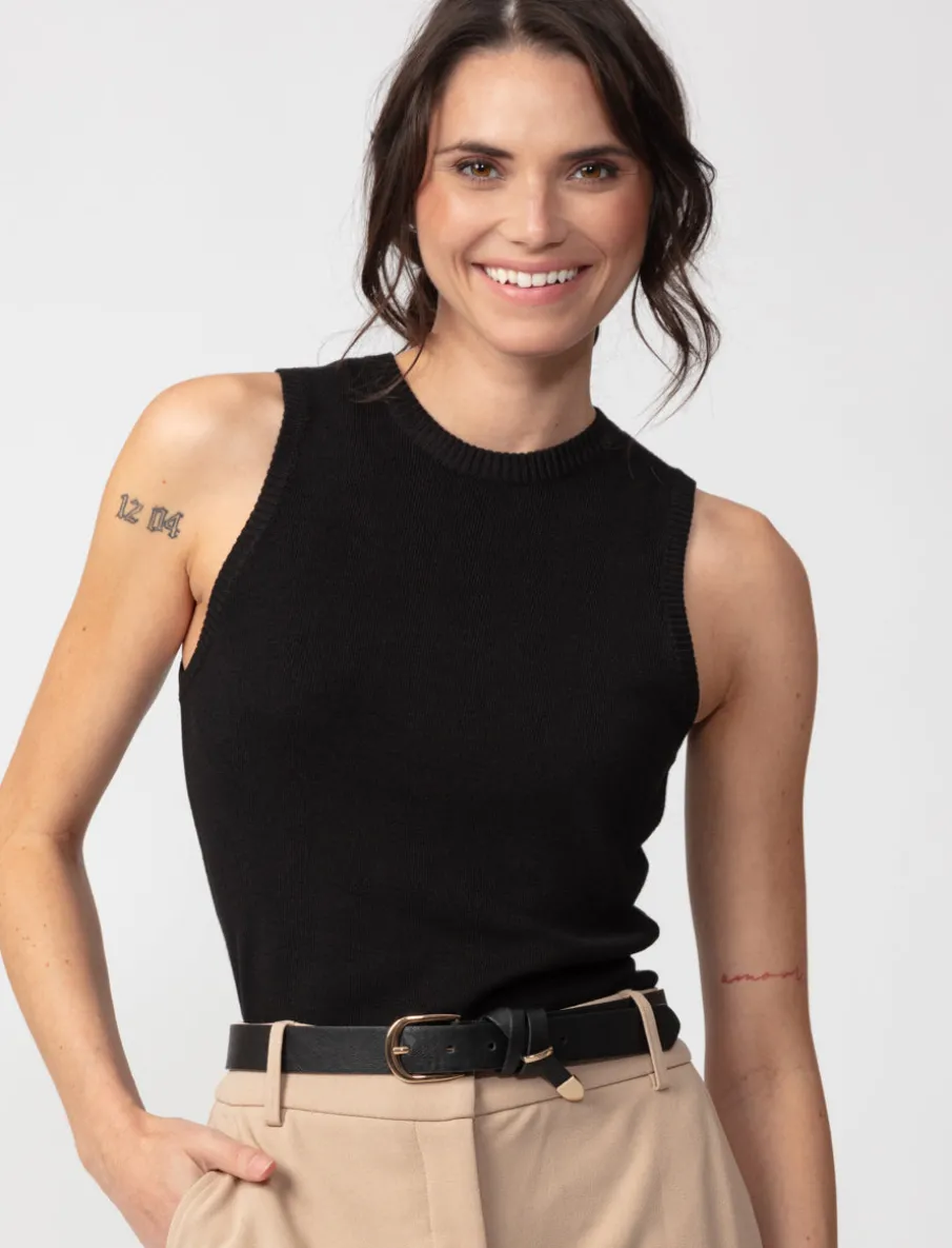 Solid Knit Tank Top
