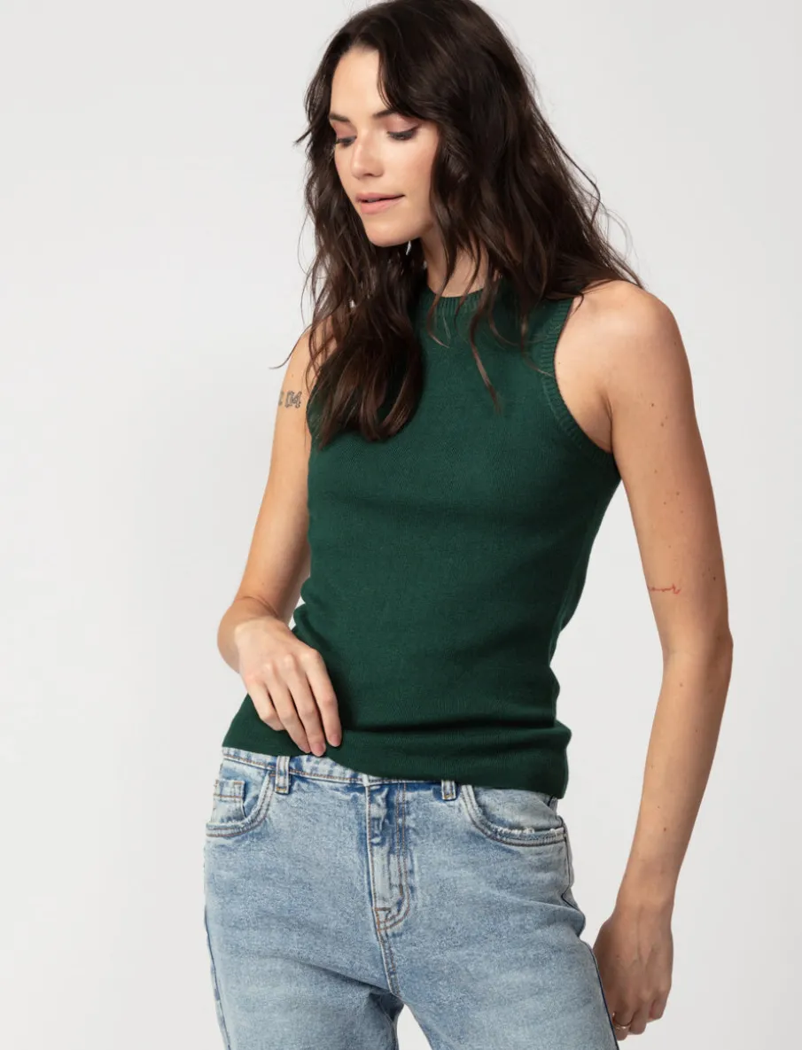 Solid Knit Tank Top