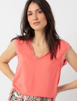 Solid Lace T-shirt