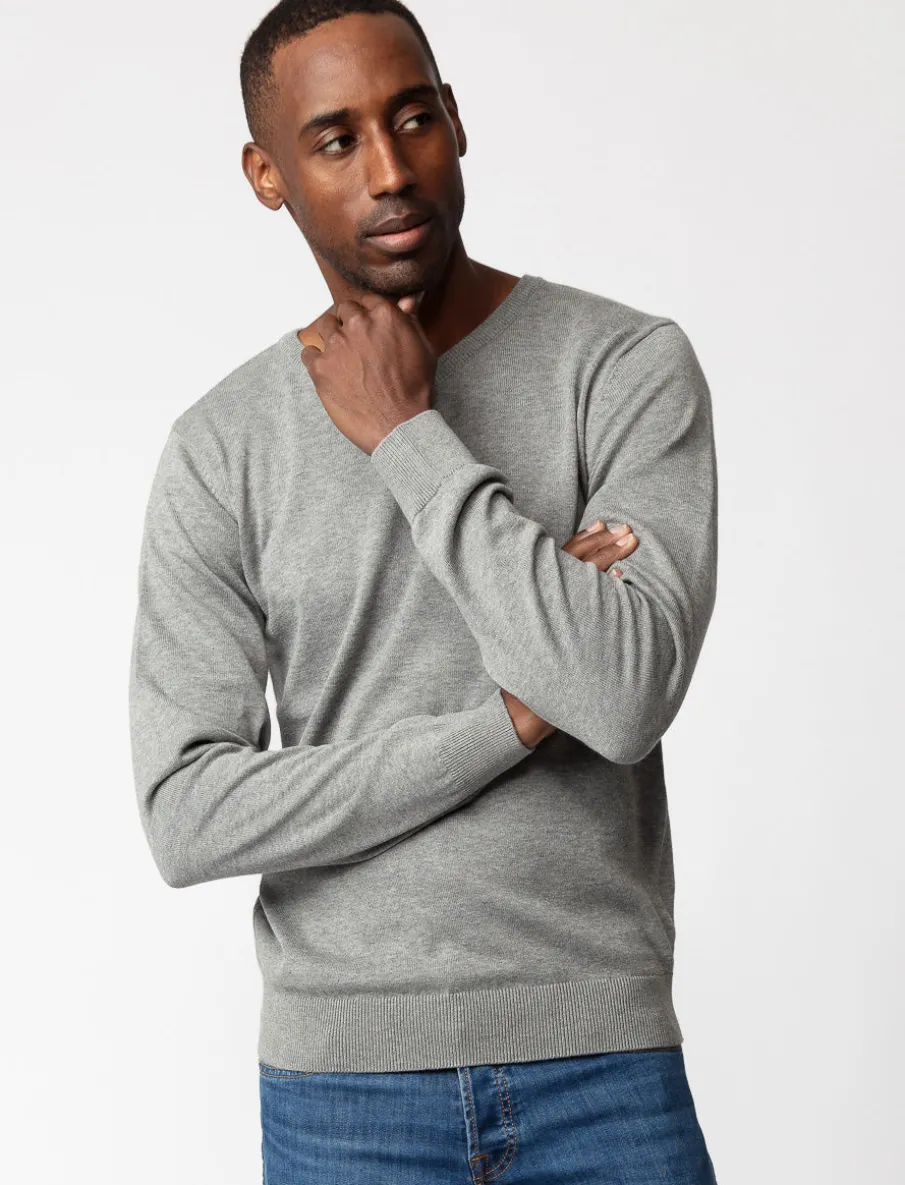 Solid Light Knit Sweater