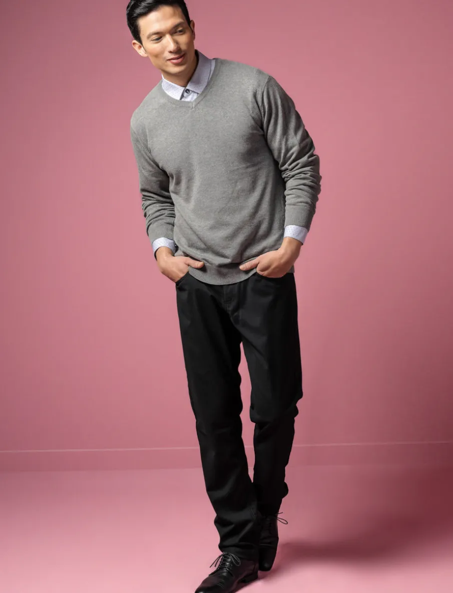 Solid Light Knit Sweater