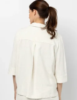 Solid Linen Blouse