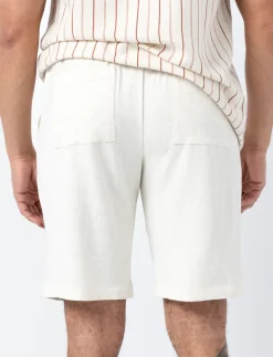 Solid Linen Shorts
