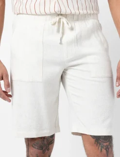 Solid Linen Shorts