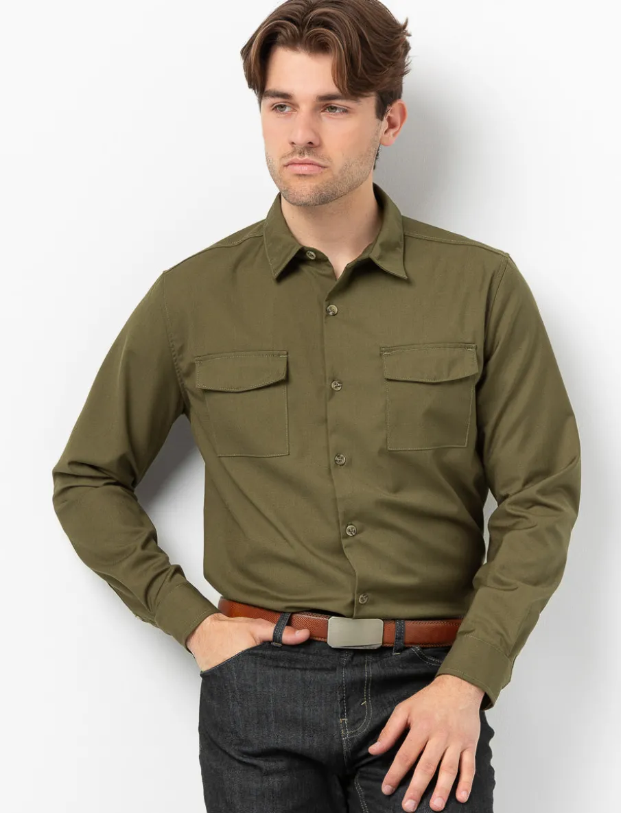 Solid Long Sleeve Shirt