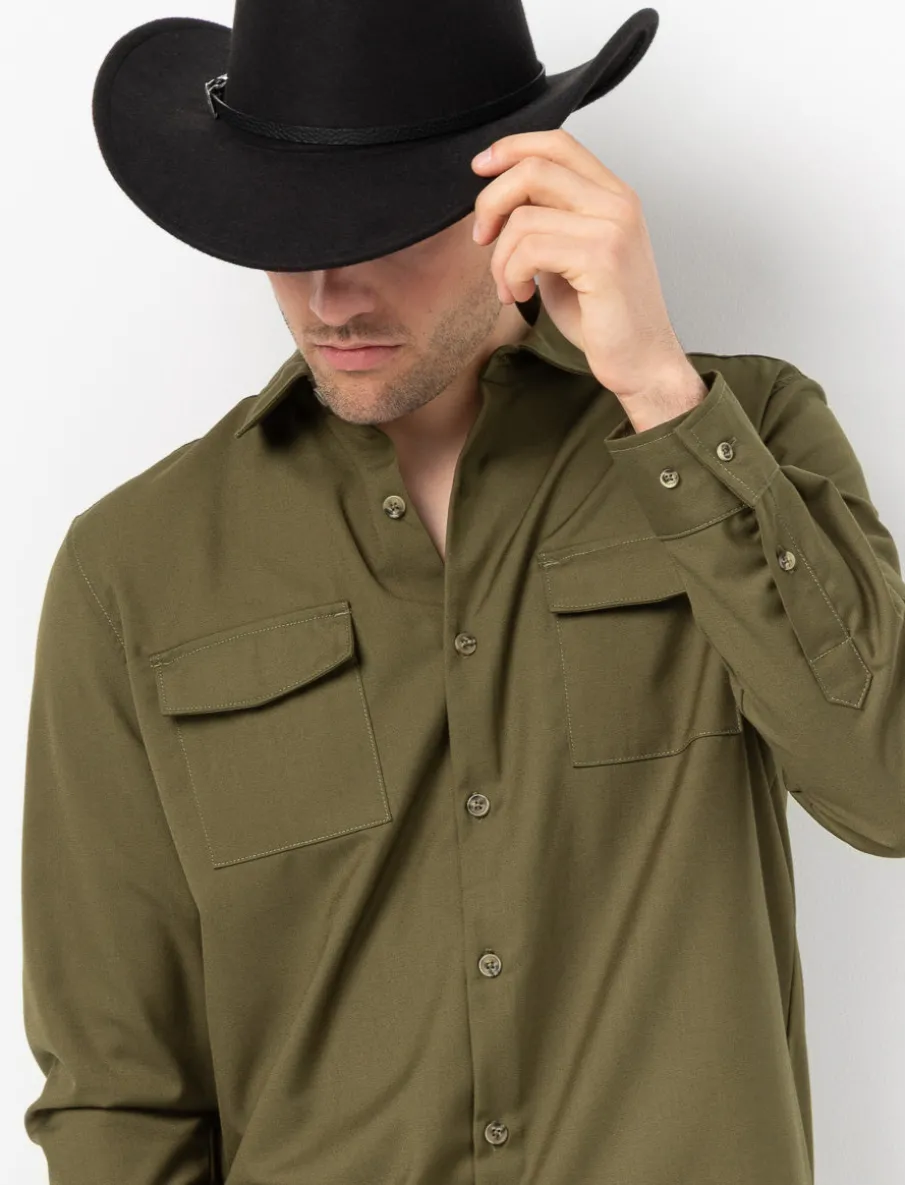 Solid Long Sleeve Shirt