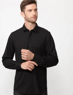 Solid Long-sleeve Shirt