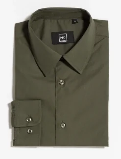 Solid Long-sleeve Shirt