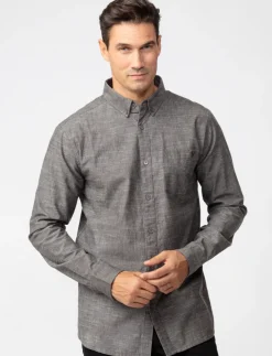 Solid Long-sleeve Shirt