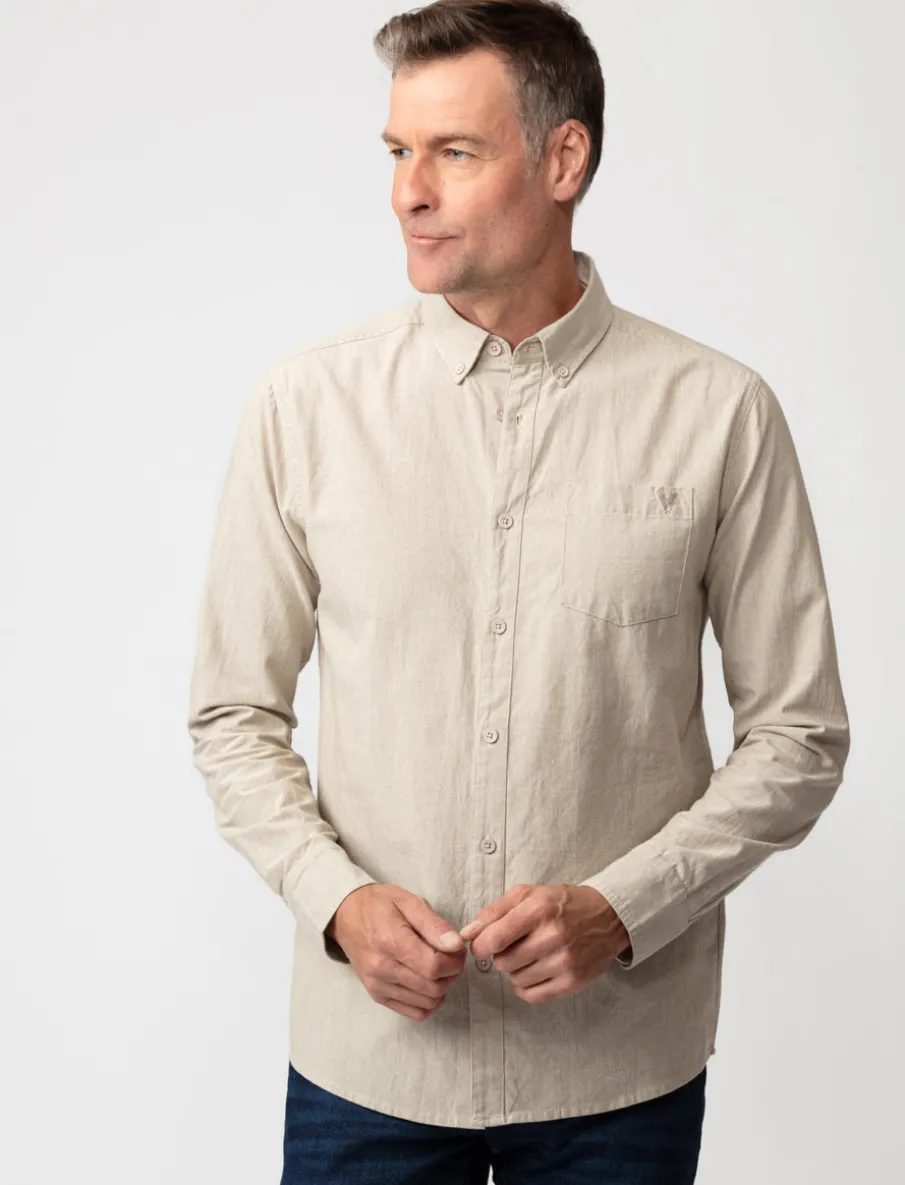 Solid Long-sleeve Shirt
