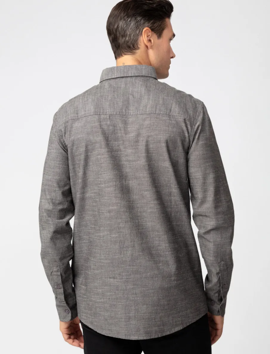 Solid Long-sleeve Shirt
