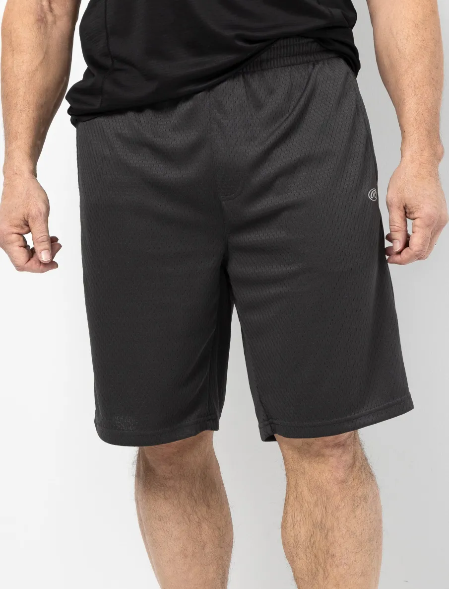 Solid Mesh Sports Shorts