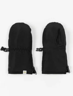 Solid Mittens with Zippers