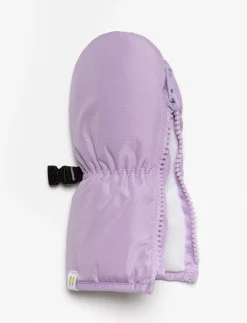 Solid Mittens with Zippers