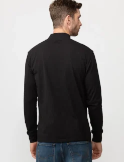 Solid Mock-neck T-shirt