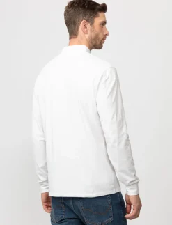 Solid Mock-neck T-shirt