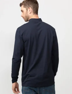 Solid Mock-neck T-shirt
