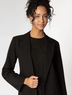 Solid Open Blazer