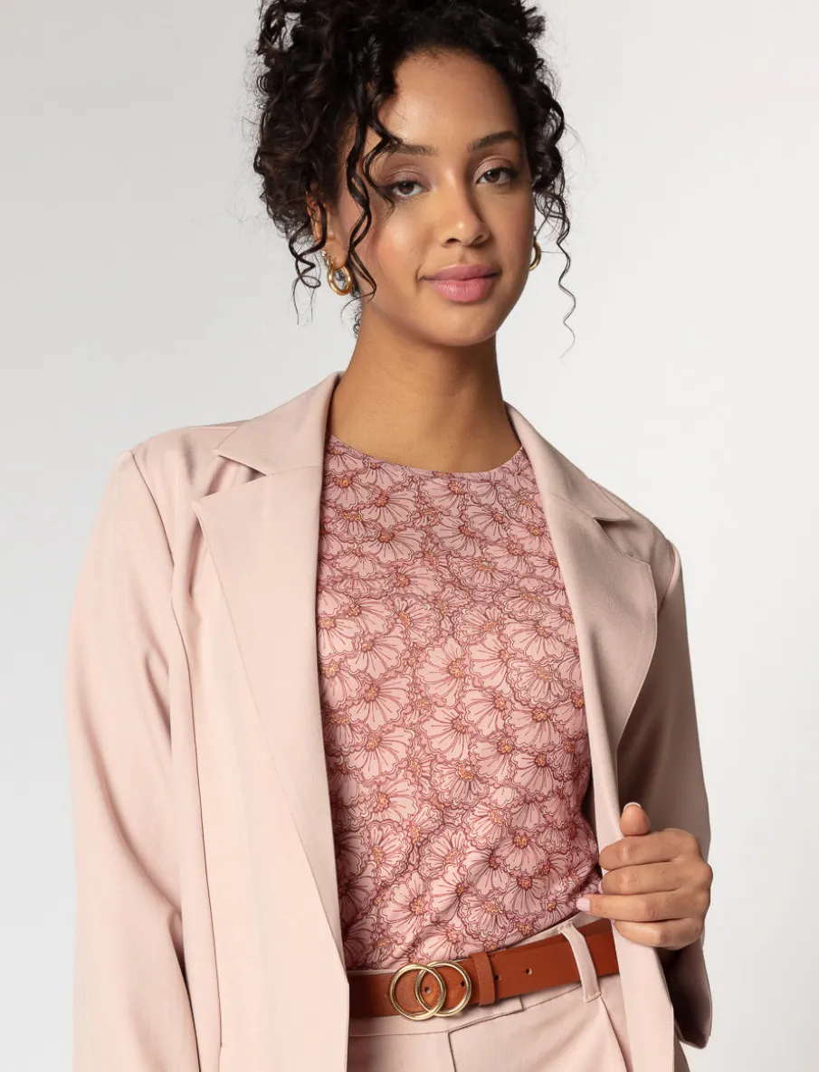 Solid Open Blazer