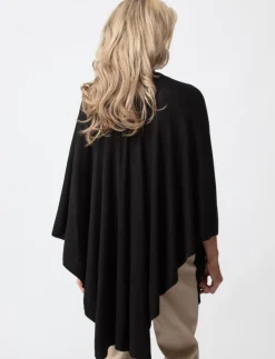 Solid Open Poncho
