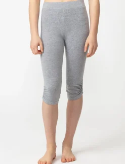 Solid Organic Cotton Capri Leggings