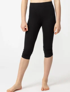 Solid Organic Cotton Capri Leggings