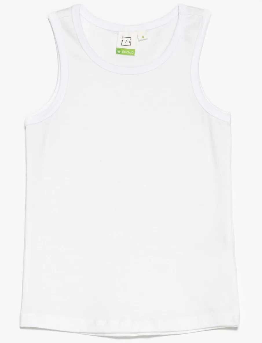 Solid Organic Cotton Tank Top